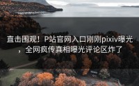 直击围观！P站官网入口刚刚pixiv曝光，全网疯传真相曝光评论区炸了