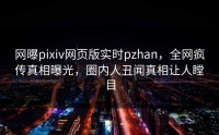 网曝pixiv网页版实时pzhan，全网疯传真相曝光，圈内人丑闻真相让人瞠目
