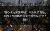 糖心vlog深度揭秘：八卦风波背后，圈内人在机场贵宾室的角色罕见令人意外